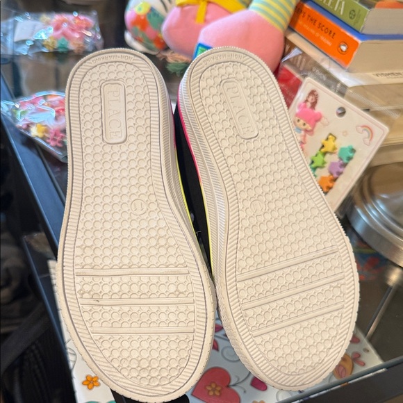 The Children's Place Black Sneakers with Rainbow Accents - Picture 4 of 4
